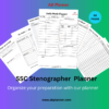 SSC Stenographer Planner