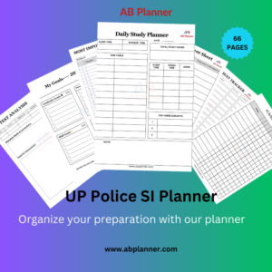 UP Police SI Planner