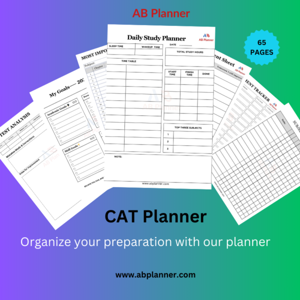 CAT exam planner